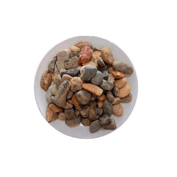 1 1/2" LODI BROWN ROCK — red, white, brown, tan rock for landscaping