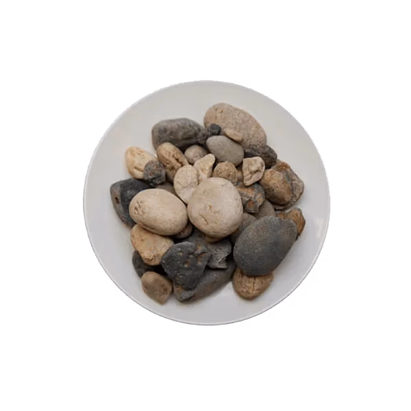 1" x 3" COBBLES — rock for landscaping