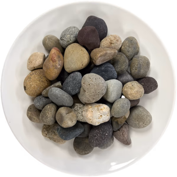 Mixed Mexican Beach Pebbles 1"-2"