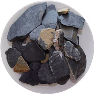 3" Black Slate Chips