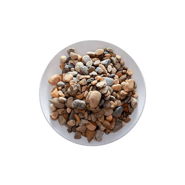 3/4" LODI BROWN ROCK — red, white, brown, tan rock for landscaping