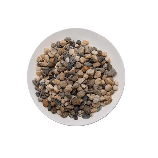 3/4" SALT AND PEPPER — white, gray rock for landscaping