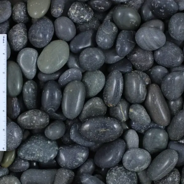 Black Polished Mexican Beach Pebbles - 50lb Bag ($59.95)