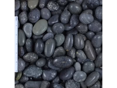 Black Polished Mexican Beach Pebbles 1"-2" - 50lb Bag ($59.95)
