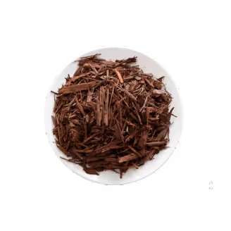 DARK MOCHA WOOD CHIPS BARK (artificially dyed brown)