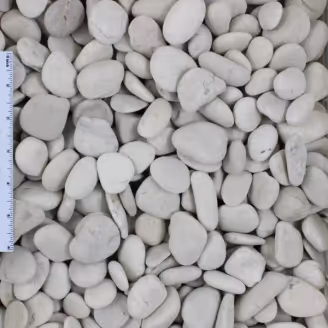 Ivory Mexican Beach Pebbles - 44lb Bag ($39.95)