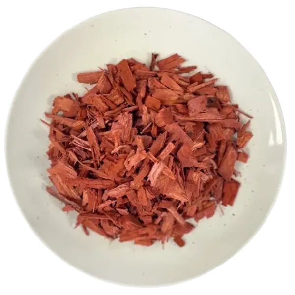 PREMIUM RED CHIPS BARK (artificially dyed red)
