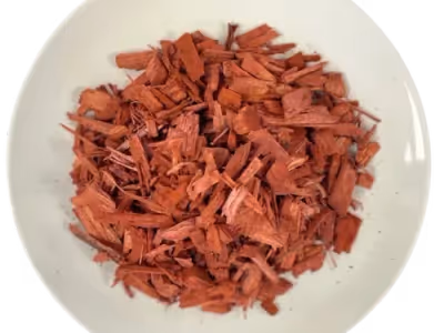PREMIUM RED CHIPS BARK (artificially dyed red)
