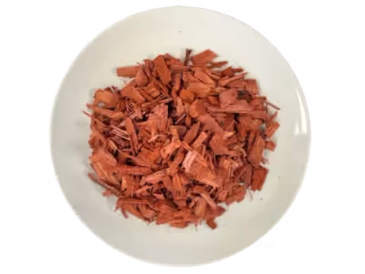 PREMIUM RED CHIPS BARK (artificially dyed red)