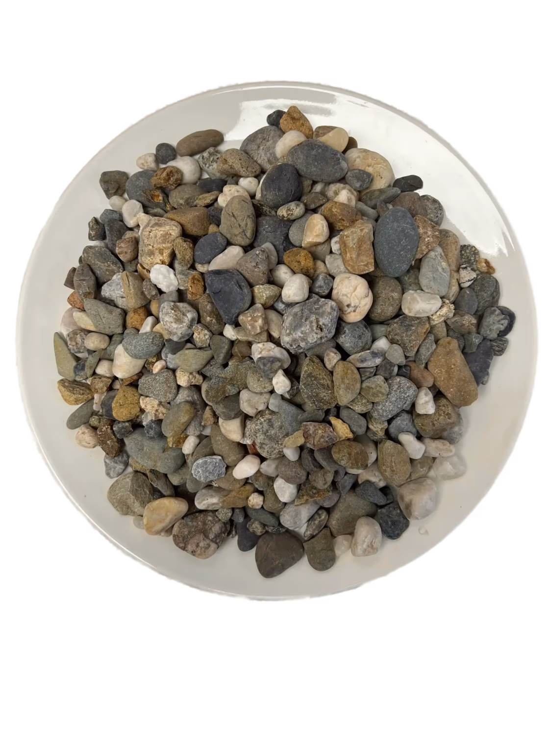 3/4" River Rock — red, white, tan, gray rock for landscaping