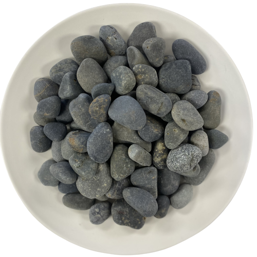 Black Mexican Beach Pebbles (½"-1", 1"-2", 2"-3")