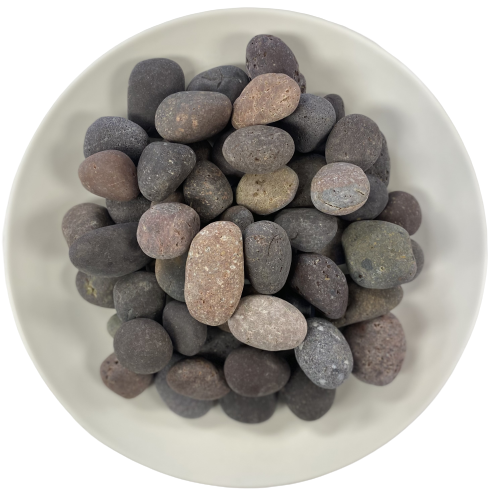 Red Mexican Beach Pebbles - 50lb Bag ($21.50) or Bulk ($825/3000lbs) - ½"-1", 1"-2", 2"-3"