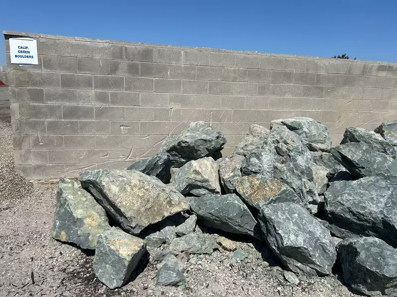 California Green Boulders